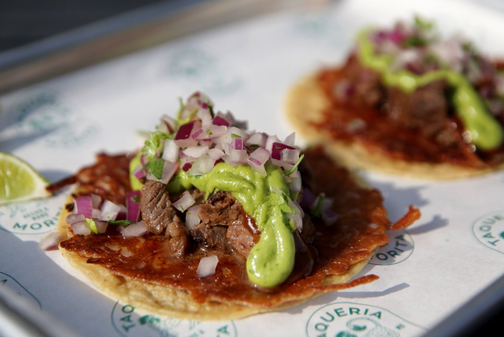 Taqueria Morita on the patio at Vicia